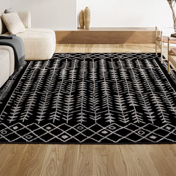 Ziri Moroccan Geometric Area Rug